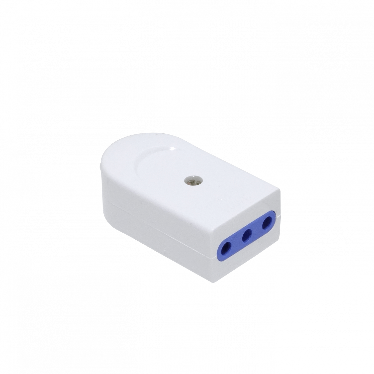 KALOP 2P+T 10A Enchufe Hembra Volante Blanco con-Tierra SL1004 KC44555 3