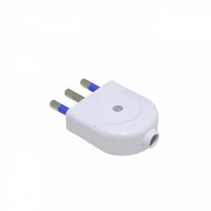 KALOP 2P+T 16A Enchufe Macho Volante Blanco con-Tierra SL1003 KC44560