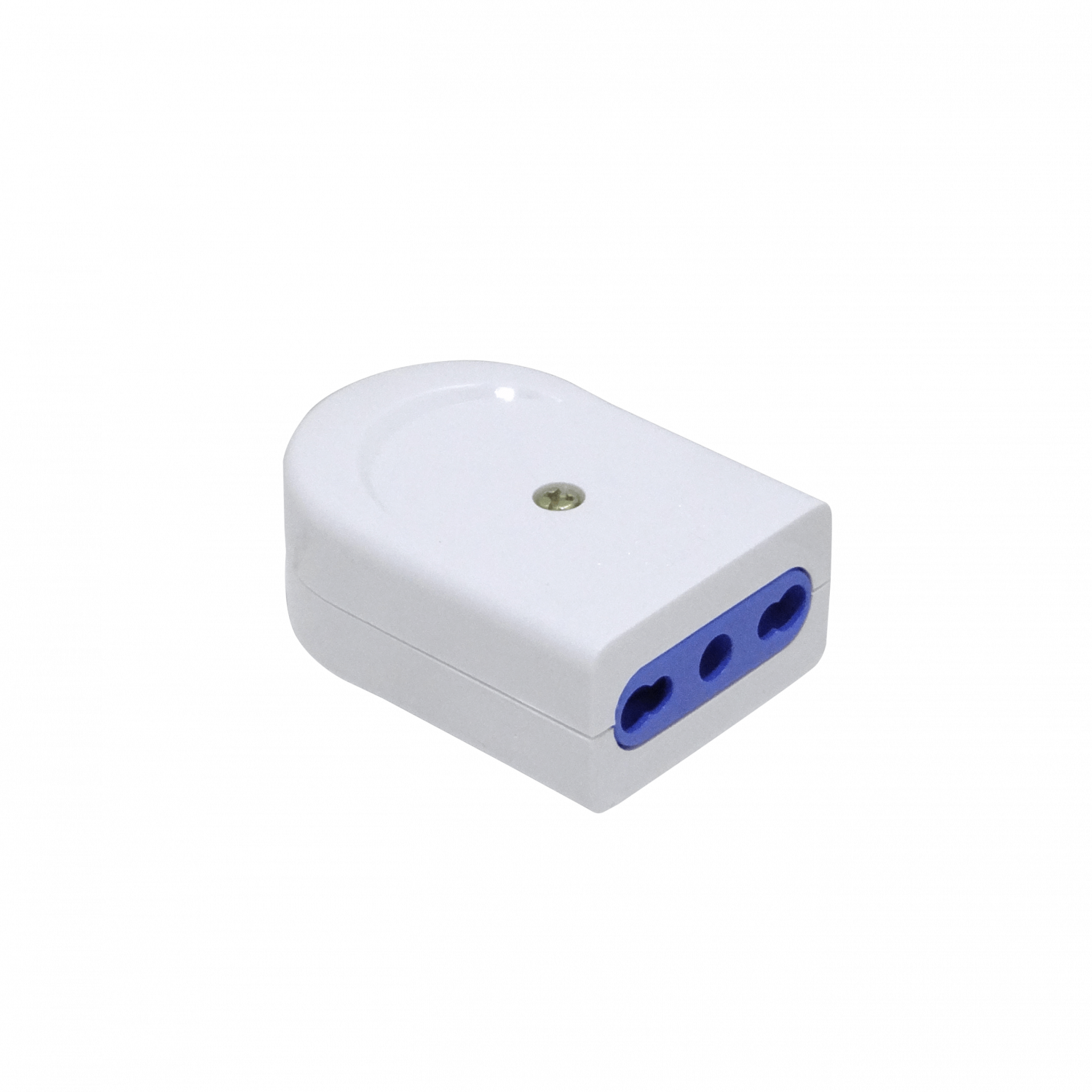 KALOP 10A/16A Enchufe Hembra Volante 2P+T Blanco con-Tierra KC44565 2