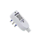 KALOP Lateral 2P+T 10A Enchufe Macho Volante Blanco con-Tierra KC44570 - Miniatura 2