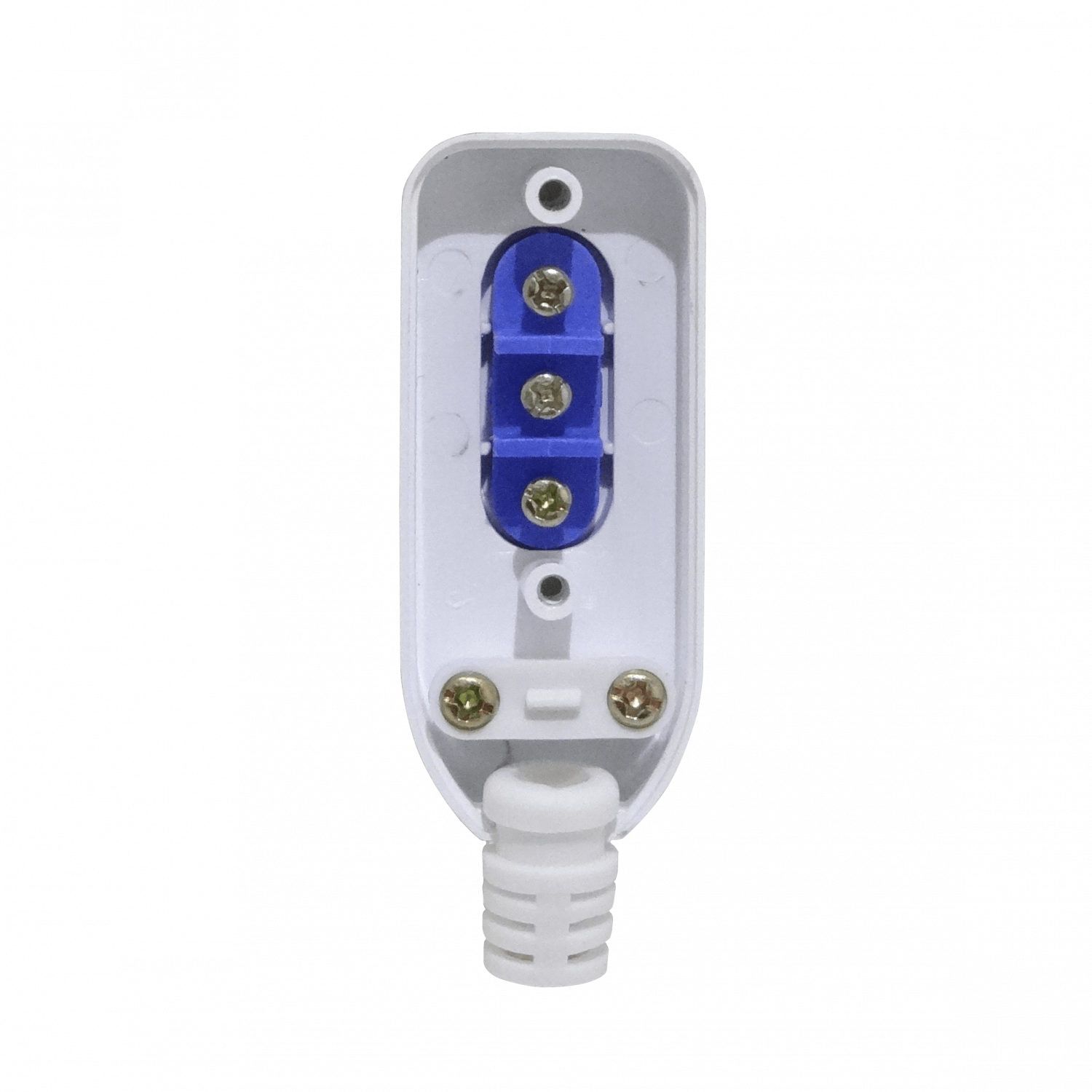 KALOP Lateral 2P+T 10A Enchufe Macho Volante Blanco con-Tierra KC44570 3