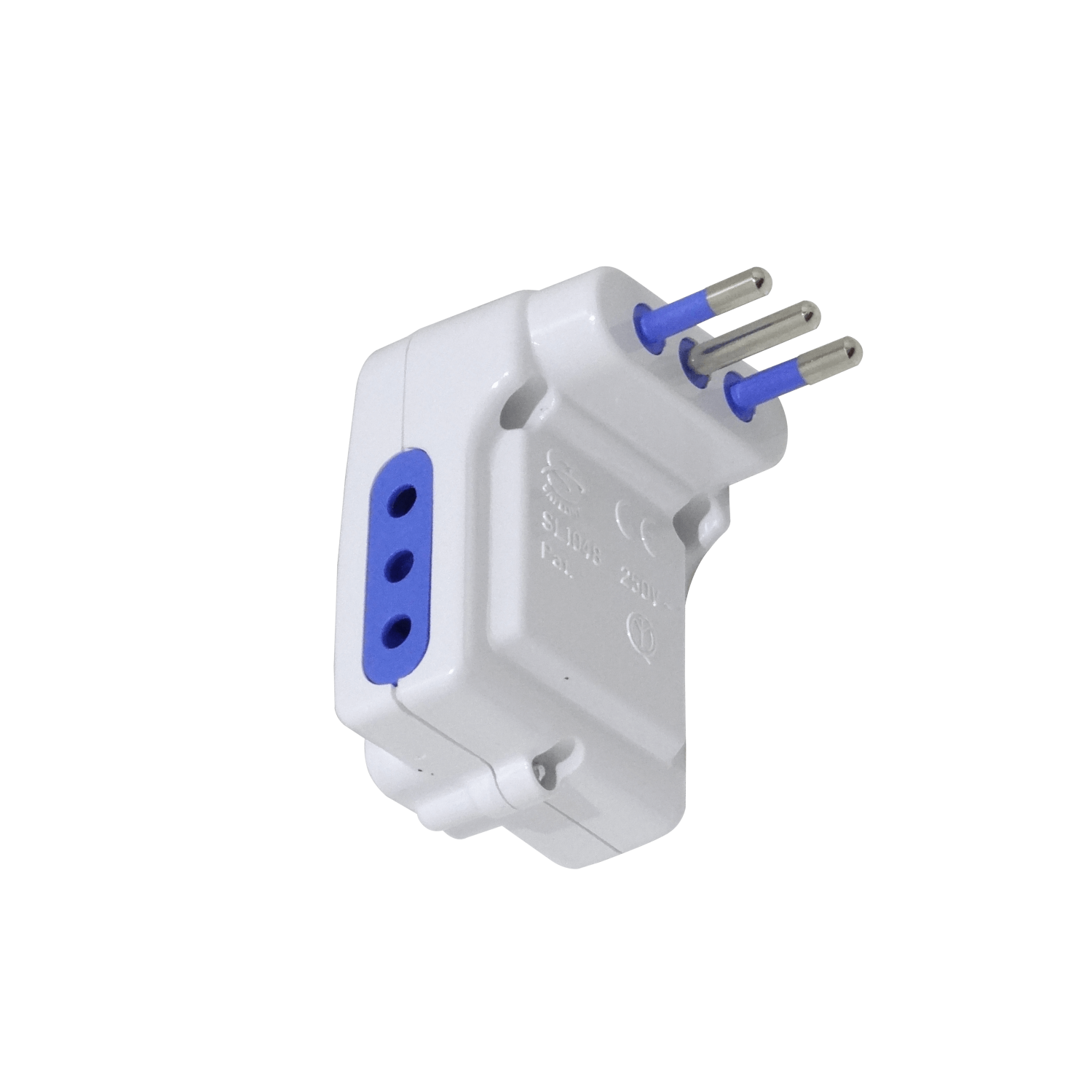 KALOP Triple Interruptor Piloto Enchufe Chileno 10A 250V 2500W Blanco 2