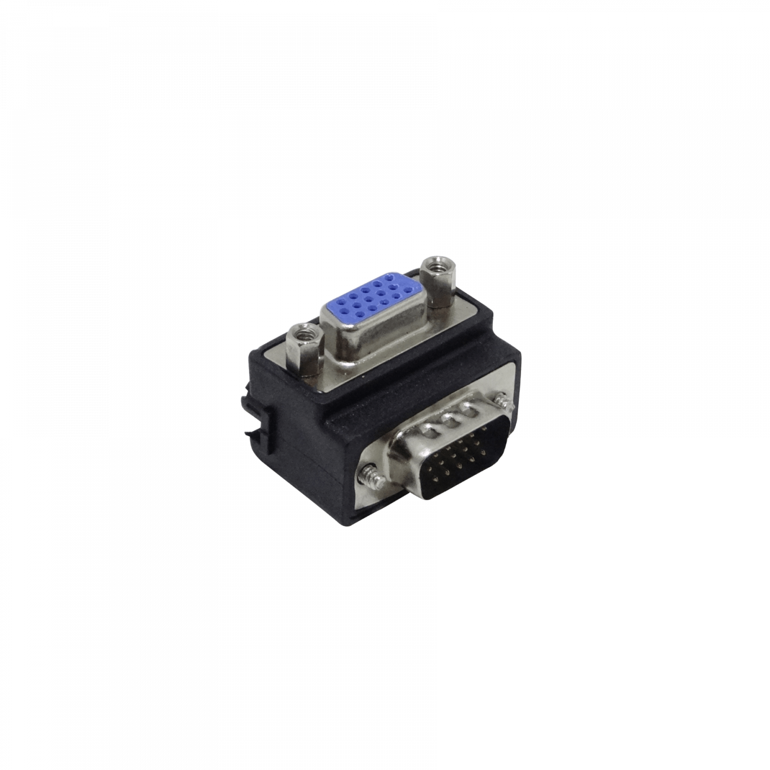 Conector Angular VGA Macho-Hembra sin Cable HDB15/HM Vertical-A 2