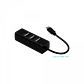 Hub USB 4 puertos USB2.0 conector USB-C cable 10cm - Miniatura 1