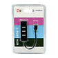 Hub USB 4 puertos USB2.0 conector USB-C cable 10cm - Miniatura 2