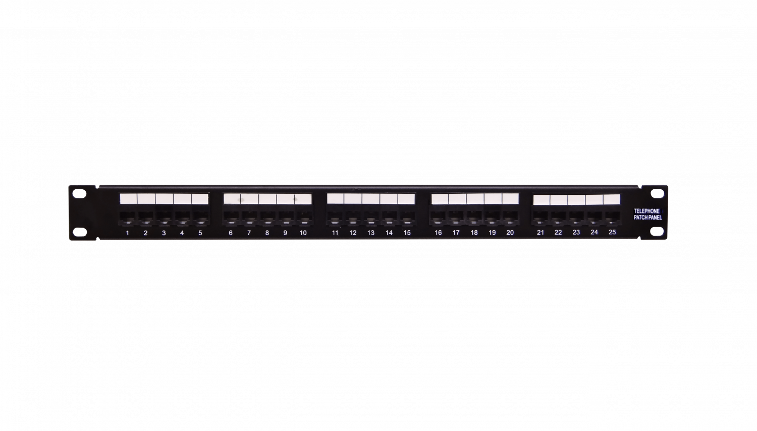 Patch Panel PP325 CAT3 25 Puertos RJ11 6P4C 1U para Telefonía 2