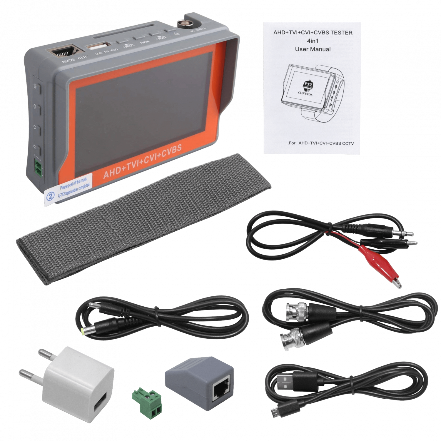 Monitor 2MP 4,3-pulg BNC-H RS485 inc-Pila Pantalla Analoga PTZ ET-IV7S 1