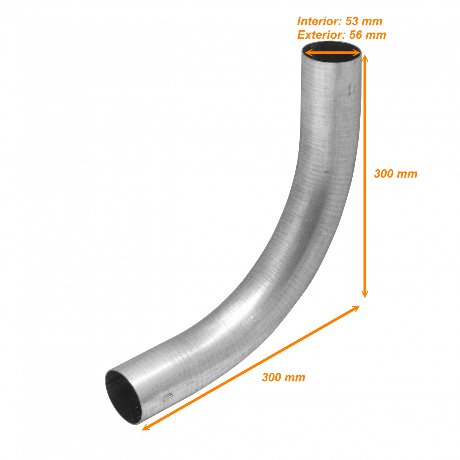 Codo Galvanizado de 50mm para Conduit Metálico Rígido - LinkChip EMT50-C 2