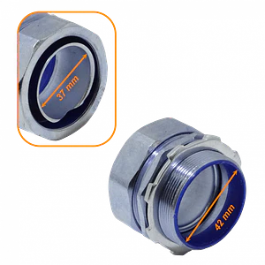 Metalico 50mm 2-Pulg Prensa Estopa para Flexible Aislacion IP65