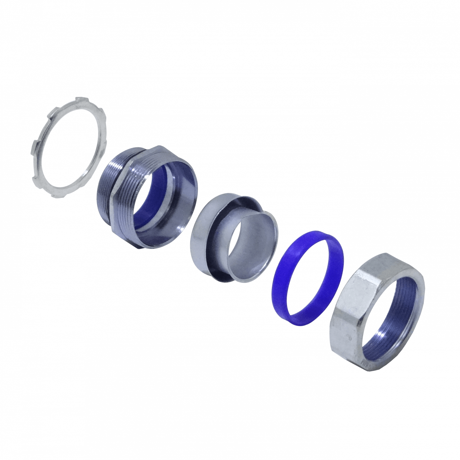Metalico 50mm 2-Pulg Prensa Estopa para Flexible Aislacion IP65 3