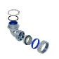 Metalico 50mm Codo Prensa Estopa para Flexible Aislacion IP65 - Miniatura 2