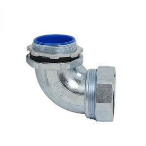Metalico 50mm Codo Prensa Estopa para Flexible Aislacion IP65