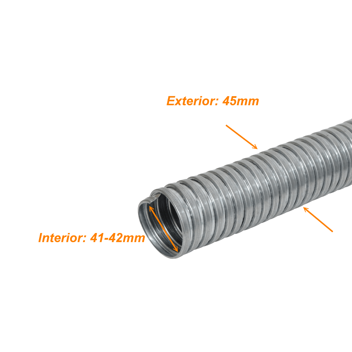 Solo-Metal 50mm Rollo-20mts Conduit Flexible 2-Pulg 2