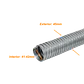 Solo-Metal 50mm Rollo-20mts Conduit Flexible 2-Pulg - Miniatura 2