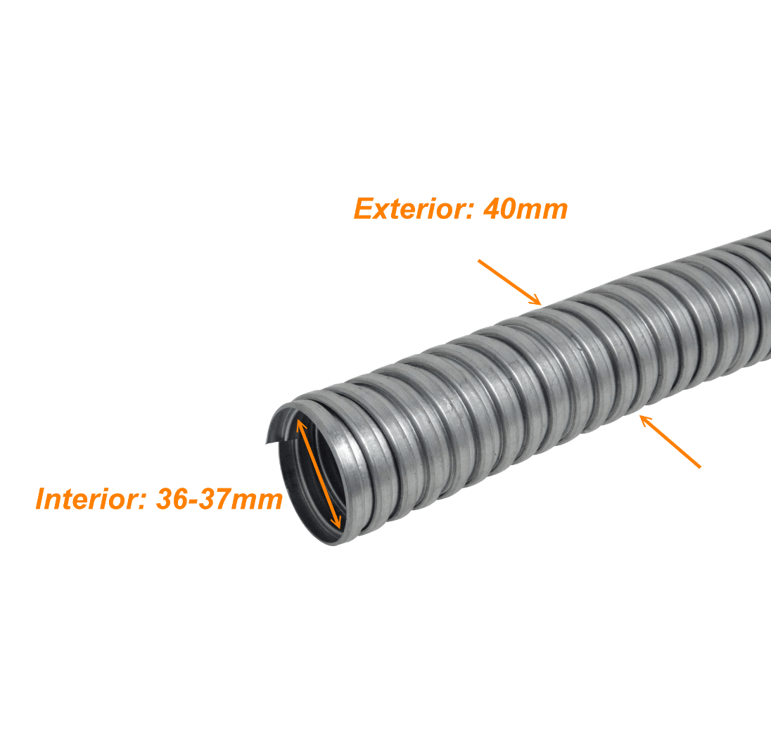 Solo-Metal 40mm Rollo-30mts Conduit Flexible 1-1/2-Pulg 2