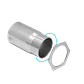 Salida con hilo Linkchip EMT50 SA 50mm para conduit rigido metalico largo 9cm - Miniatura 3