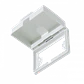 Cubierta Abatible Blanca 131x95mm para Placa Faceplate y Caja Chuqui - Miniatura 3