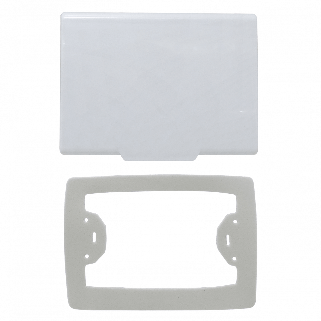 Cubierta Abatible Blanca 131x95mm para Placa Faceplate y Caja Chuqui 4