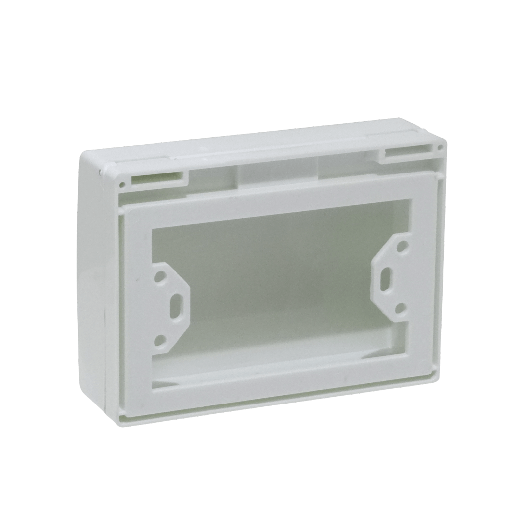Cubierta Abatible Blanca 131x95mm para Placa Faceplate y Caja Chuqui 5