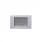 KALOP Tapa Exterior Porta 3-Modulos Gris IP55 3-Puestos Sigma KL42403 - Miniatura 2