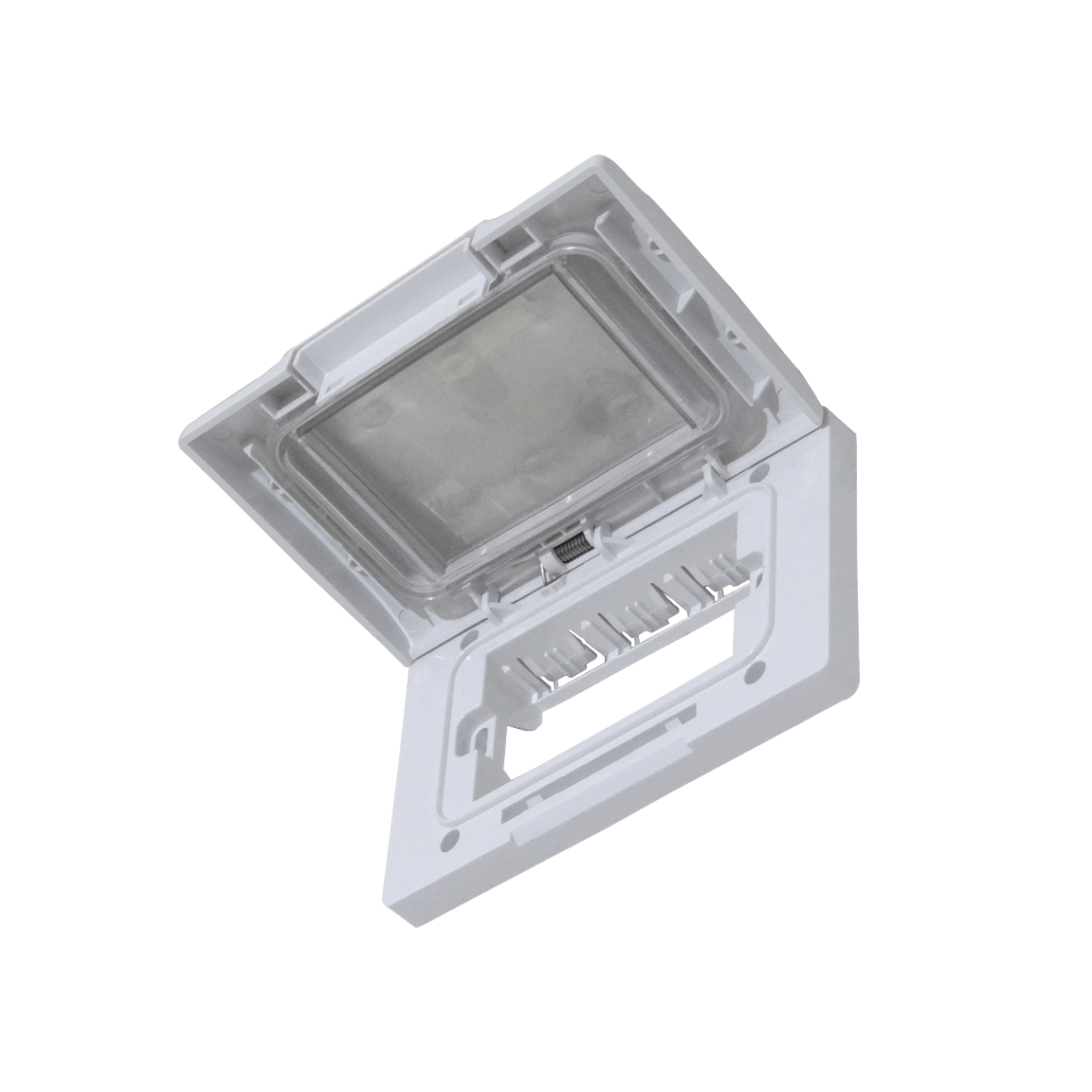 KALOP Tapa Exterior Porta 3-Modulos Gris IP55 3-Puestos Sigma KL42403 3