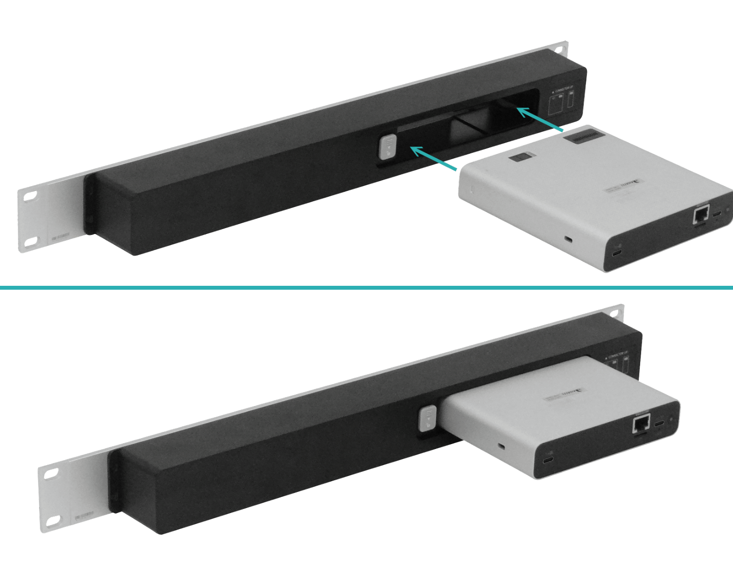 UBIQUITI Soporte Rack 1U para UCK-G2 y UCK-G2-PLUS con fuente de poder 7