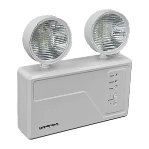 Lámpara de Emergencia MEGABRIGHT CT-1098 2-LED Recargable 220V IP20 Blanco