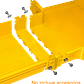 Unión Amarilla para Canalización, PC+ABS LSZH, 360x100mm, Hembra - Miniatura 4