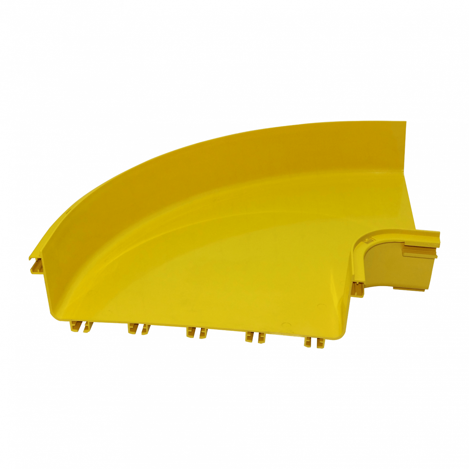 CCA-360-APM. 360x100mm Angulo 90º Plano Amarilla PC+ABS LSZH Macho 1