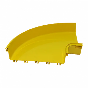 CCA-360-APM. 360x100mm Angulo 90º Plano Amarilla PC+ABS LSZH Macho