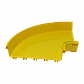 CCA-360-APM. 360x100mm Angulo 90º Plano Amarilla PC+ABS LSZH Macho - Miniatura 1