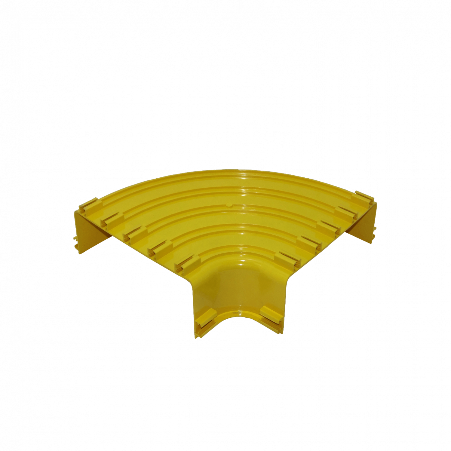 CCA-360-APM. 360x100mm Angulo 90º Plano Amarilla PC+ABS LSZH Macho 2
