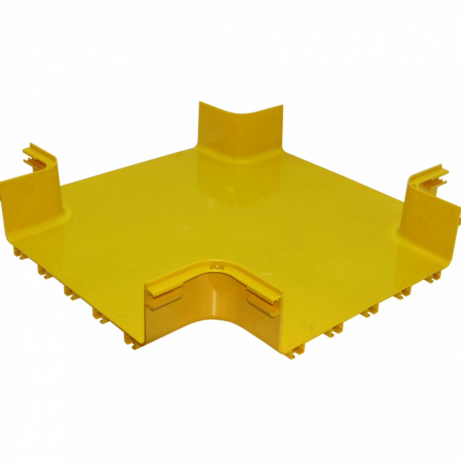 CCA-360-XM. 360x100mm Derivacion Cruz Horizontal Amarilla PC+ABS LSZH Macho 2