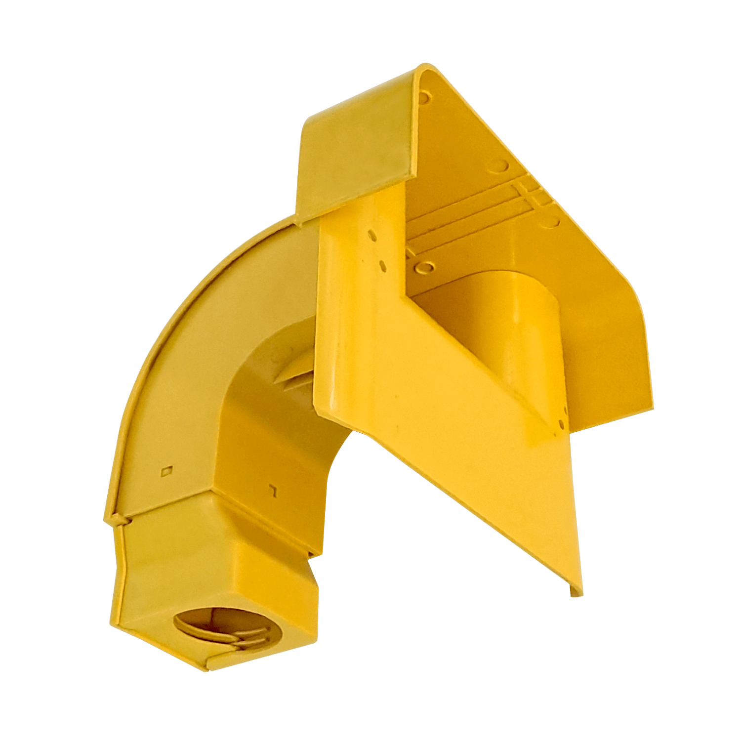 CCA-KMFM. Conexion lateral para 120/240/360x100mm Amarilla PC+ABS LSZH 3