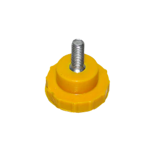 Tornillo M5 Rueda Amarilla PC+ABS LSZH para CC-120 CC-240 CC-360