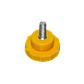 Tornillo M5 Rueda Amarilla PC+ABS LSZH para CC-120 CC-240 CC-360 - Miniatura 1