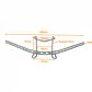 Bracket Angular ESCAM-P  LCMT PA4EZ para Escalerilla/Canasto de Malla - Miniatura 3