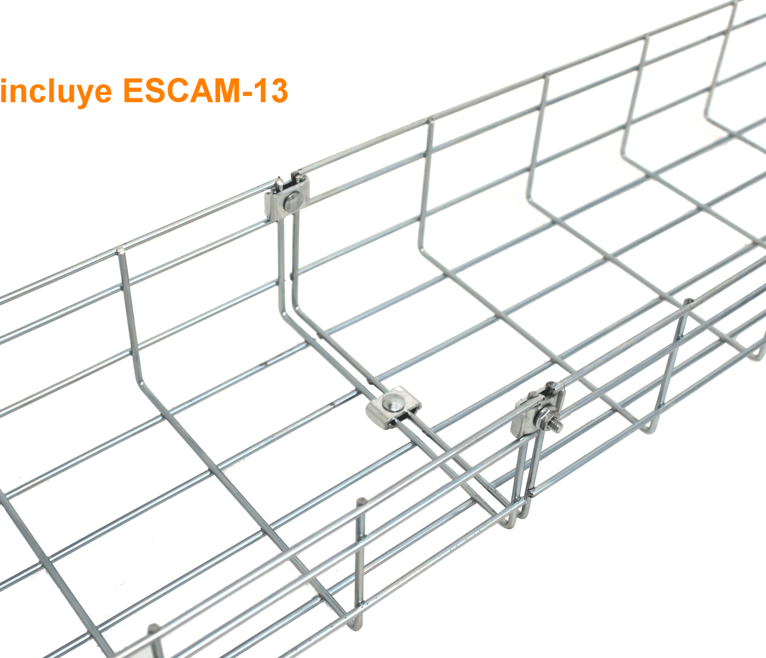 LINKCHIP 1 Un Kit Eclisa Union EZ para Escalerilla Canasto Malla Hilo 2
