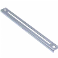 Barra Perfil Metálica Ranurada 40cm, 2 Perforaciones, Soporte CC-240, 400x40x14mm - Miniatura 2