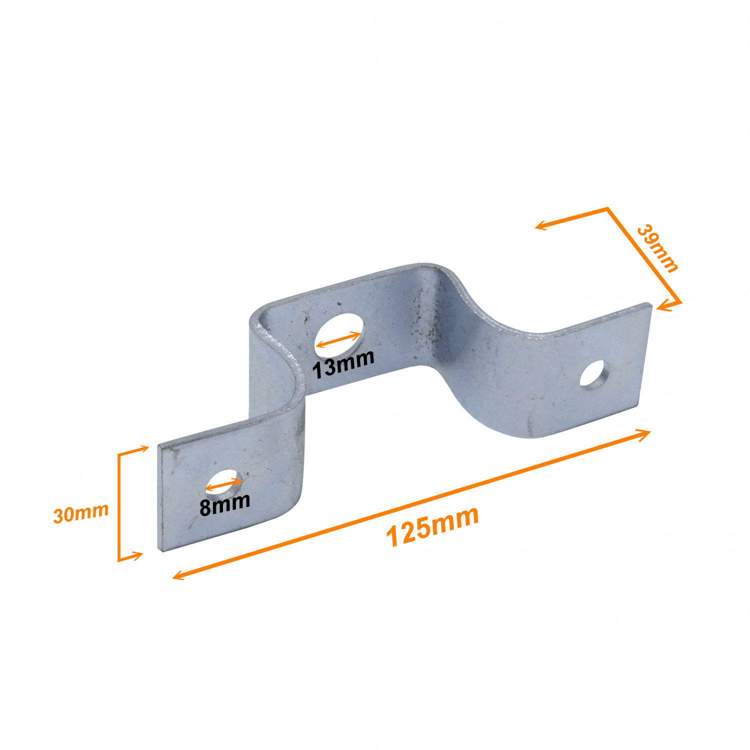 Soporte Percha para CCA-30x CCA-40x CCA-50x 125x39x30mm Alt-39mm M12 1