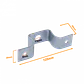 Soporte Percha para CCA-30x CCA-40x CCA-50x 125x39x30mm Alt-39mm M12 - Miniatura 1
