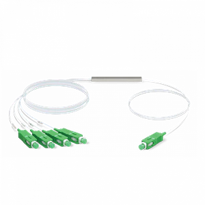 Divisor GPON 1x4 SC/APC, 3m (150cm+150cm), Rango 1260-1650nm, Exterior, Ubiquiti UF-SPLITTER-4