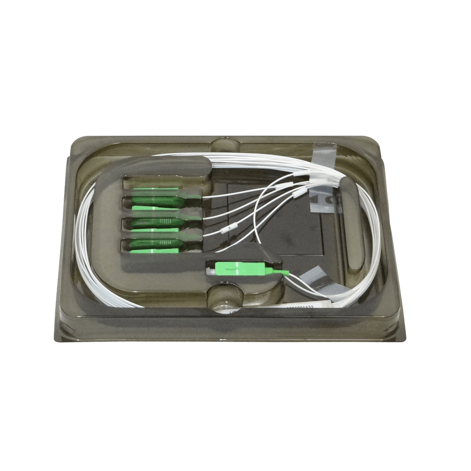 Divisor GPON 1x4 SC/APC, 3m (150cm+150cm), Rango 1260-1650nm, Exterior, Ubiquiti UF-SPLITTER-4 2