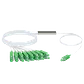 Divisor GPON 1x16 SC/APC, 3m (150cm+150cm), Rango 1260-1650nm, Exterior, Ubiquiti UF-SPLITTER-16 - Miniatura 3