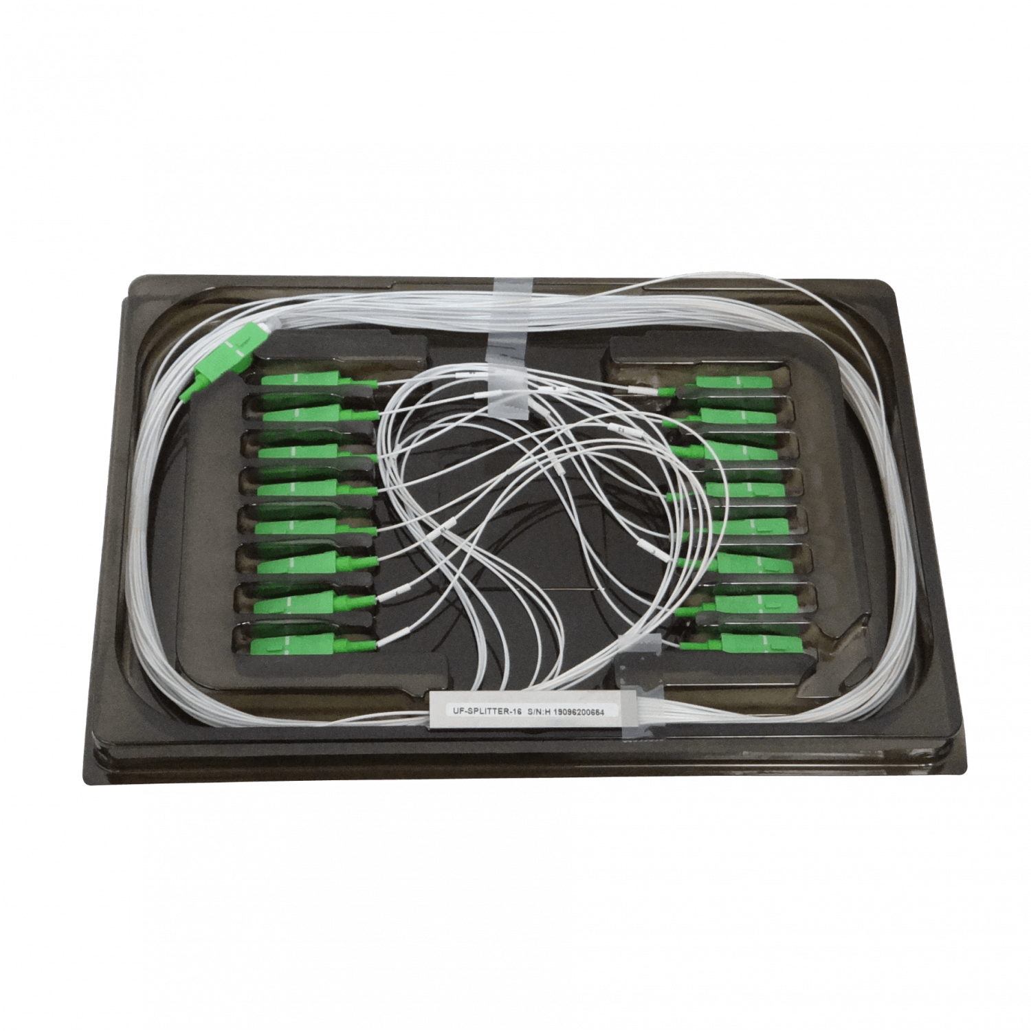 Divisor GPON 1x16 SC/APC, 3m (150cm+150cm), Rango 1260-1650nm, Exterior, Ubiquiti UF-SPLITTER-16 4