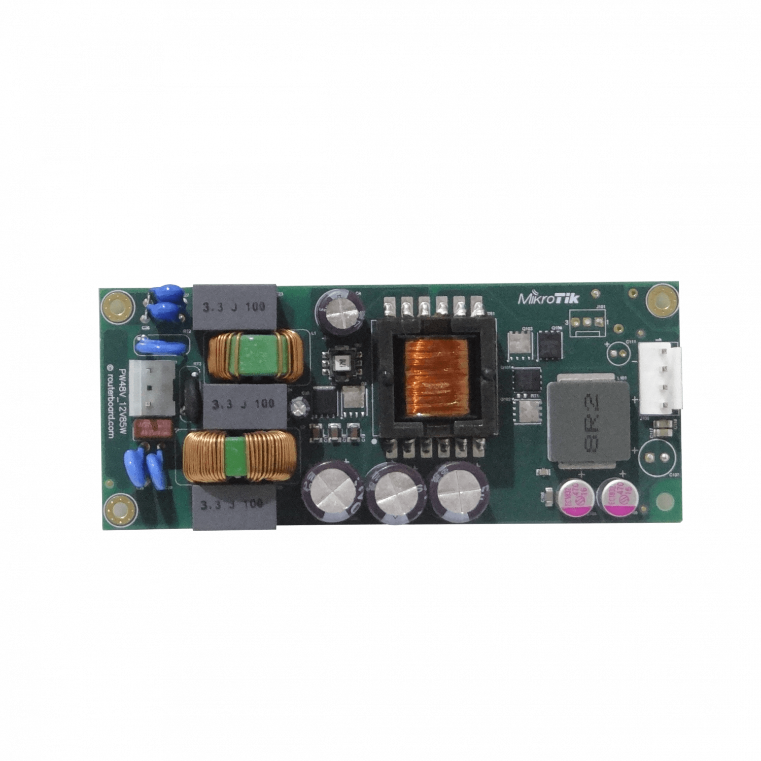 Fuente de Poder MikroTik PW48V-12V85W - ±48V DC a 12V 7A para Routers CCR y CRS 2