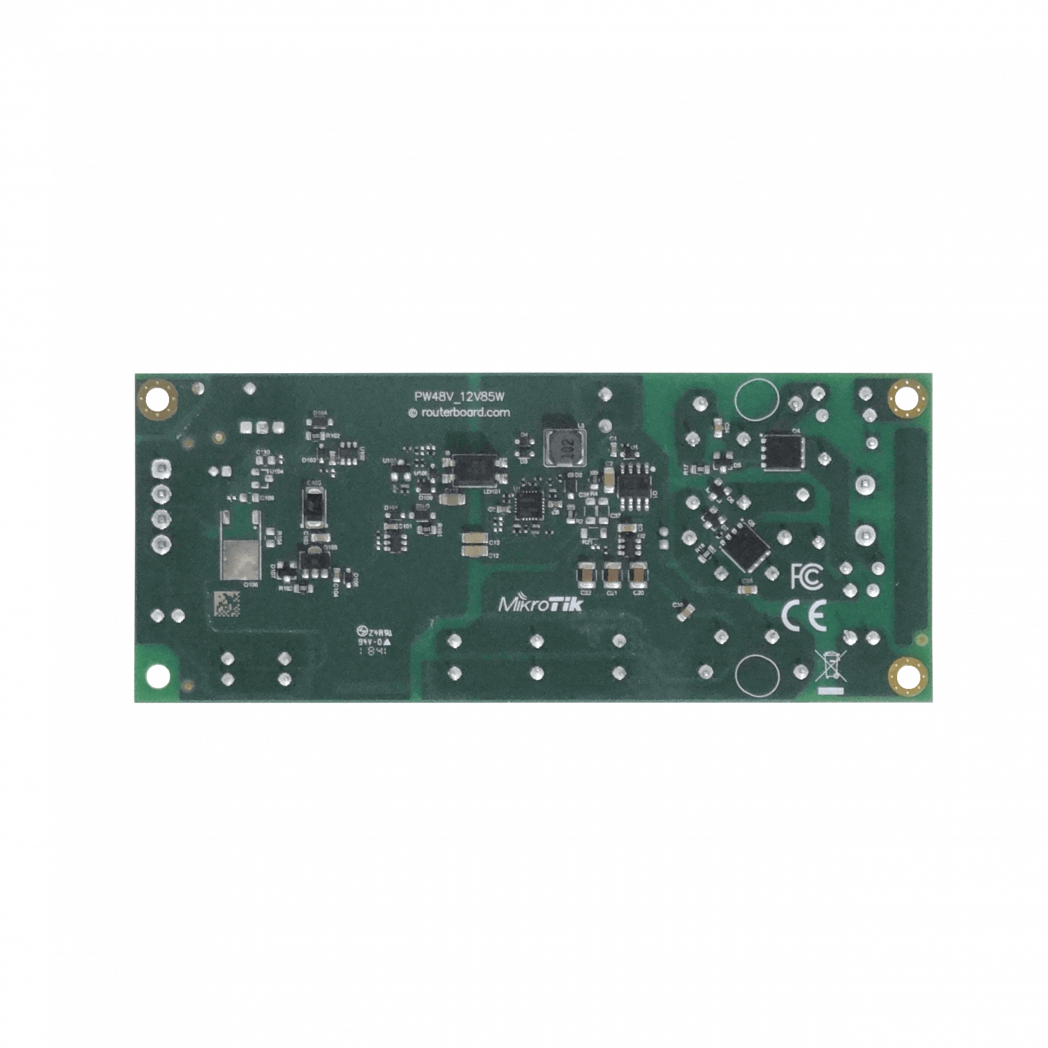 Fuente de Poder MikroTik PW48V-12V85W - ±48V DC a 12V 7A para Routers CCR y CRS 3
