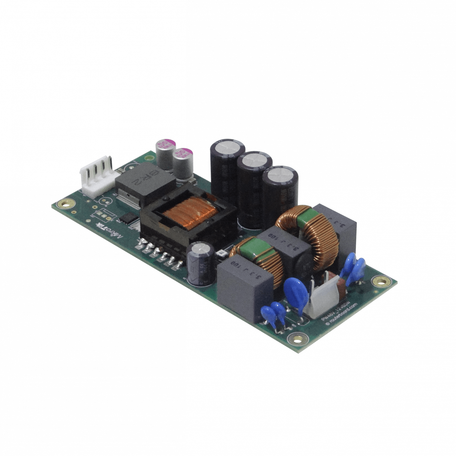 Fuente de Poder MikroTik PW48V-12V85W - ±48V DC a 12V 7A para Routers CCR y CRS 4
