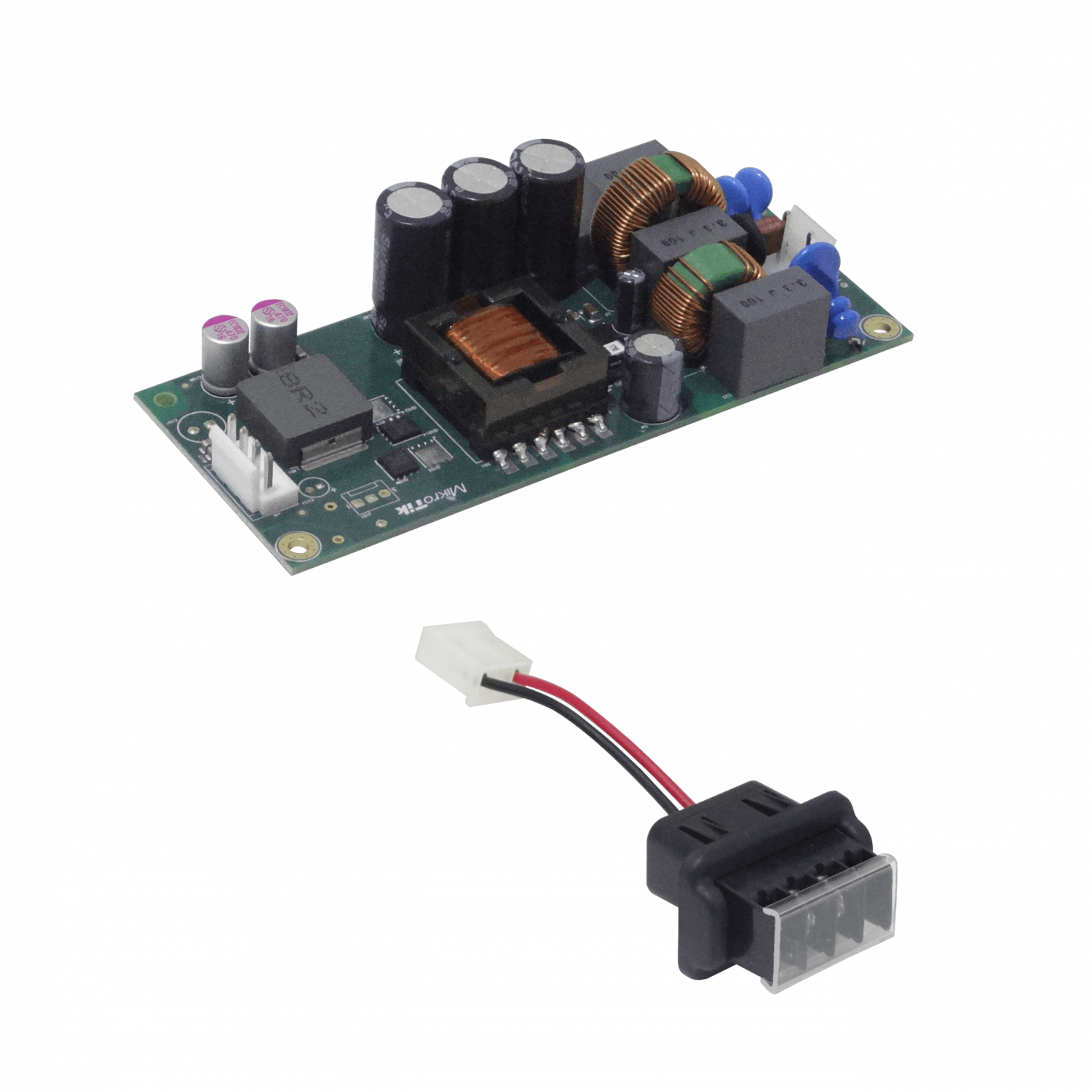 Fuente de Poder MikroTik PW48V-12V85W - ±48V DC a 12V 7A para Routers CCR y CRS 5