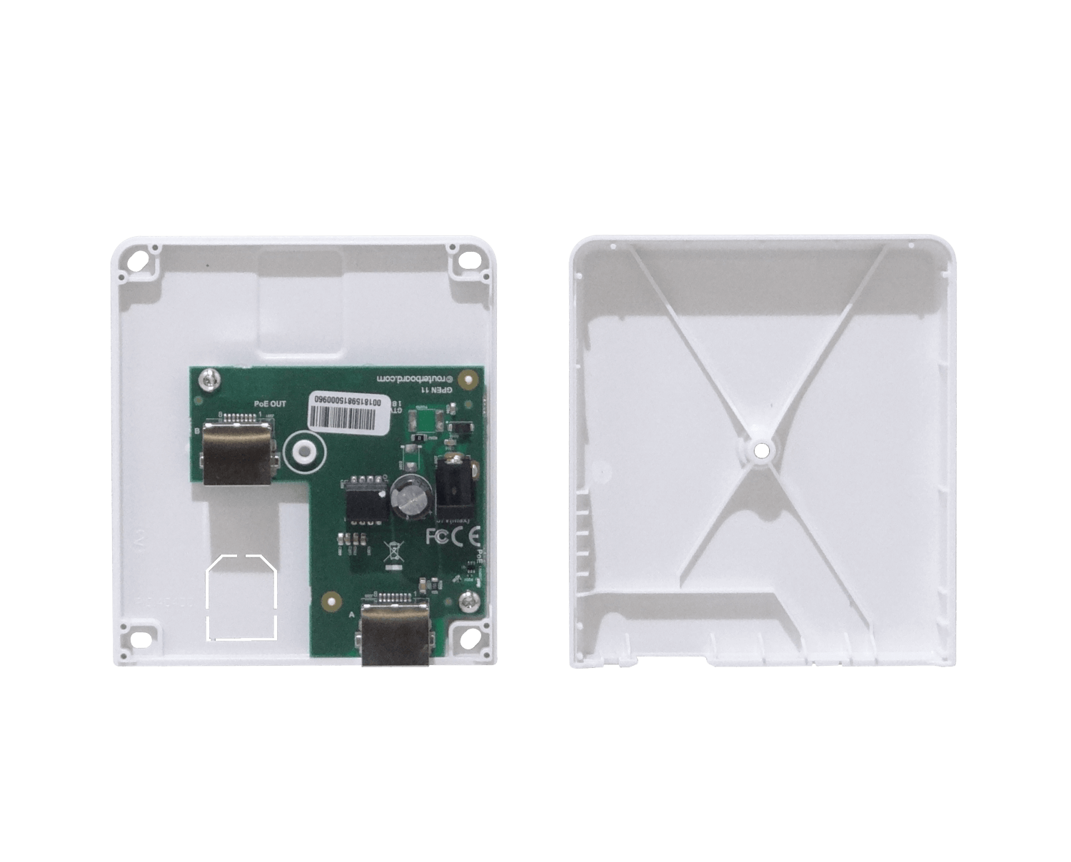 Inyector PoE Pasivo MikroTik GPEN11, 1Gbps, Doble RJ45, Soporte de 12-57V  2